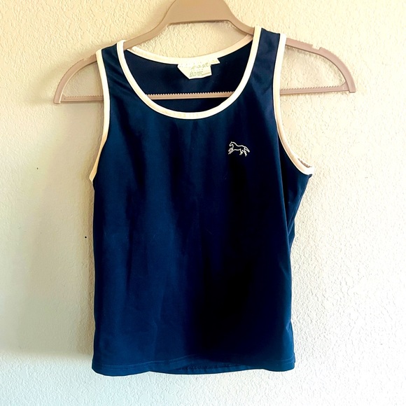 horseware ireland Tops - Horseware Ireland dark blue equestrian riding tank top S